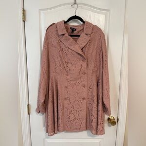 Torrid Blush Lace Jacket